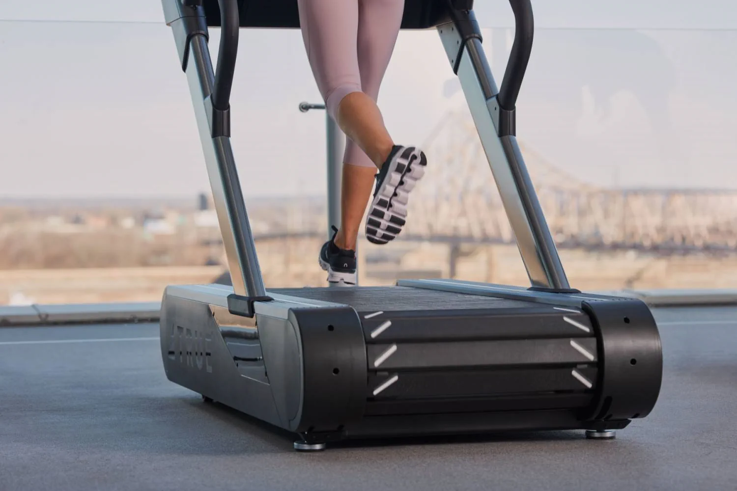 Woman on treadmill