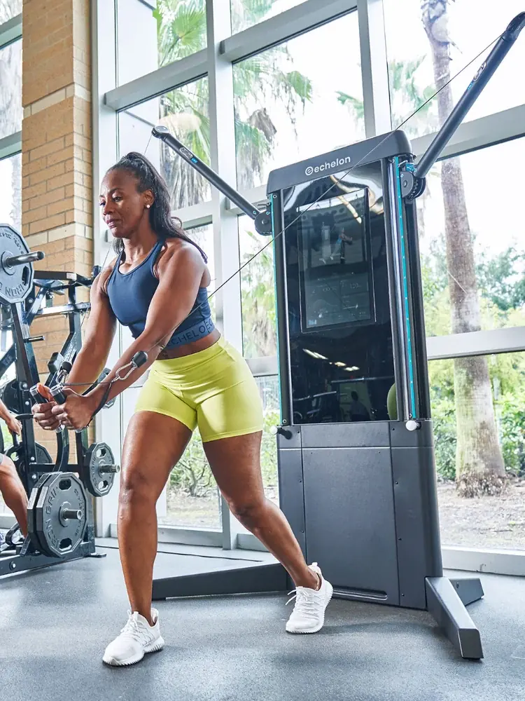 Portfolio showcase of fitness equipment installation