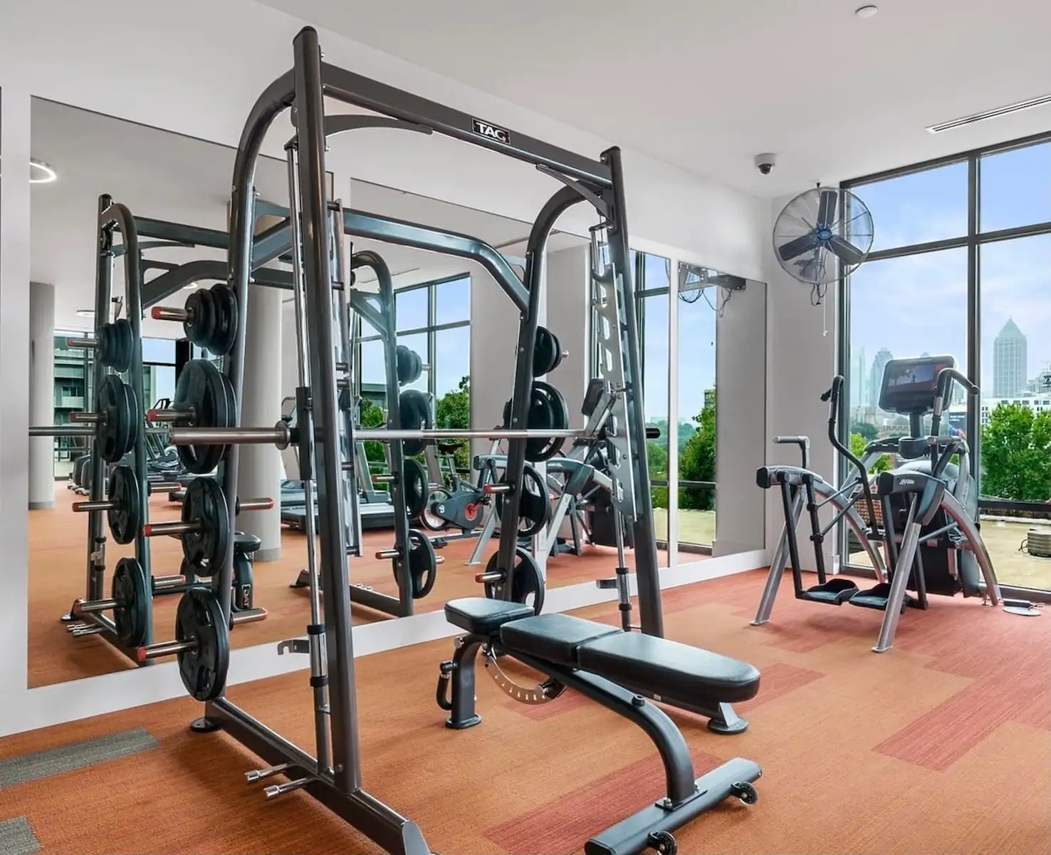 Portfolio showcase of fitness equipment installation