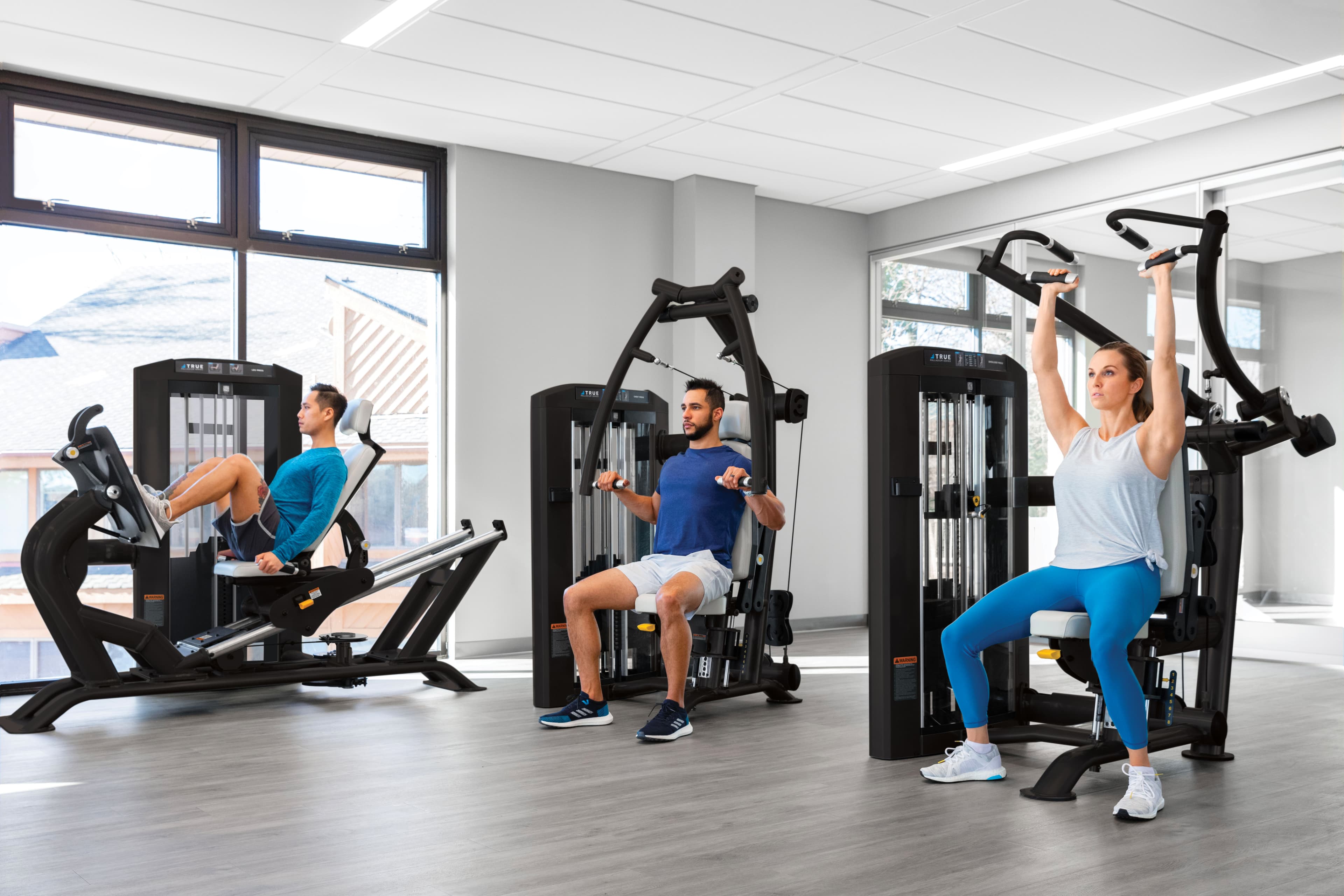 Portfolio showcase of fitness equipment installation