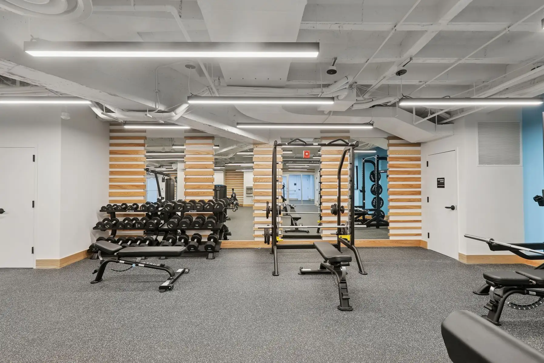 Person exercising on cardio machine