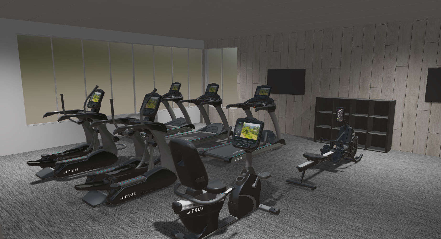 fitness center render